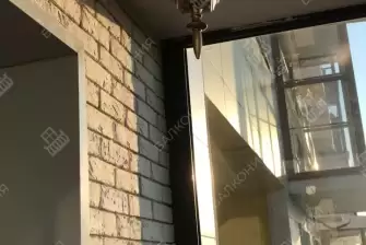 Остекление балкона панорамными окнами