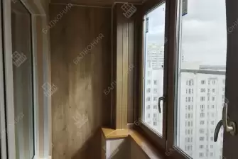 Остекление и отделка балкона