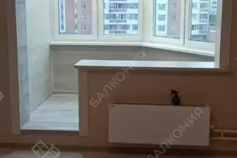 Отделка балкона с утеплением в многоквартирном доме