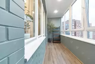 Отделка балкона гипсокартоном с покраской