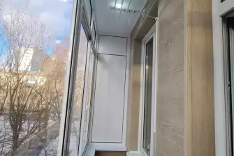 Обновление П-образного балкона