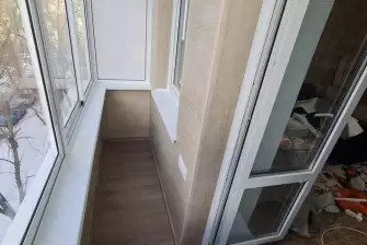 Обновление П-образного балкона