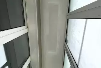 Отделка и остекление П-образного балкона без утепления, в кирпичном доме